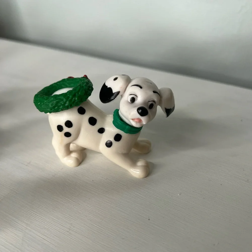 Vintage Disney's 101 Dalmations PVC Mini Figure Play Set Lot Of 12 Nostalgia